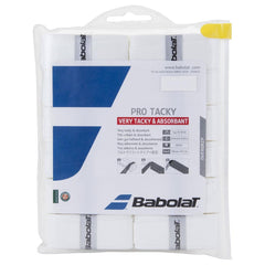 Babolat Pro Tacky Overgrip 12 Pack White Merchant of Tennis