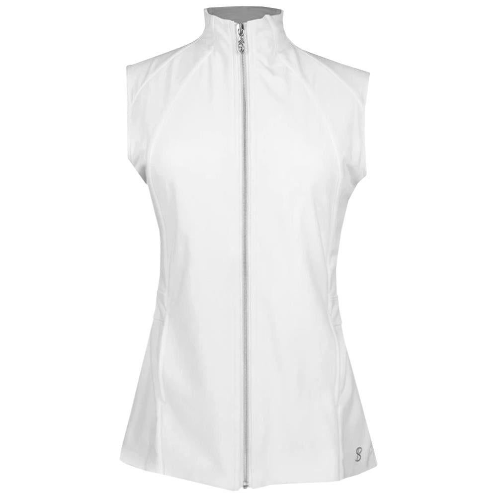 Sofibella Women's UV Staples Pleated Vest - White – Merchant of Tennis