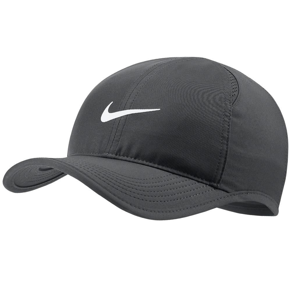 nike featherlight cap white