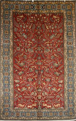 persian tree of life patterned rug