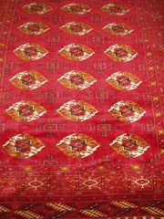 Turkman rug with gul medallion