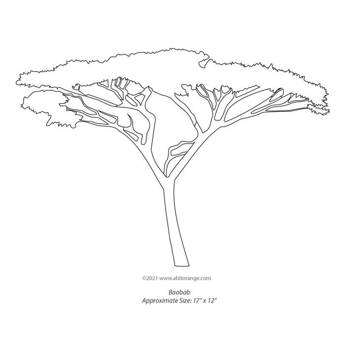 Baobab Motif — A Bit Orange