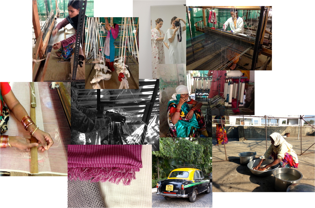 making kaftans in india using the handloom