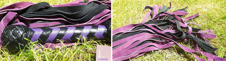Purple Suede Flogger Review by Subsmissives