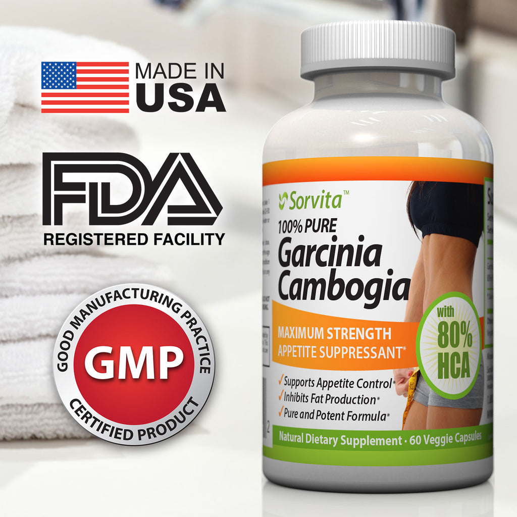 100 Pure Garcinia Cambogia 80 Hca Sorvita Nutra Products Llc 3764