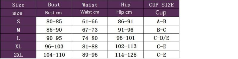 Size Chart for  Swimsuit Set Women's Three-piece Top Shorts Cardigan