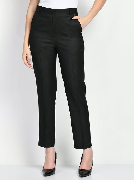 Plain Black Exude Prowess Striped Wide Leg Trousers, Formal Wear, Women at  Rs 1500/piece in New Delhi