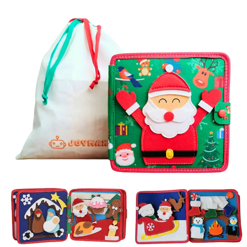 Montessori Busy Board Book Christmas