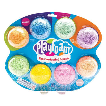 Educational Insights Playfoam Pluffle for Sensory Bins 2-Pack Red & Blue,  Ages 3+
