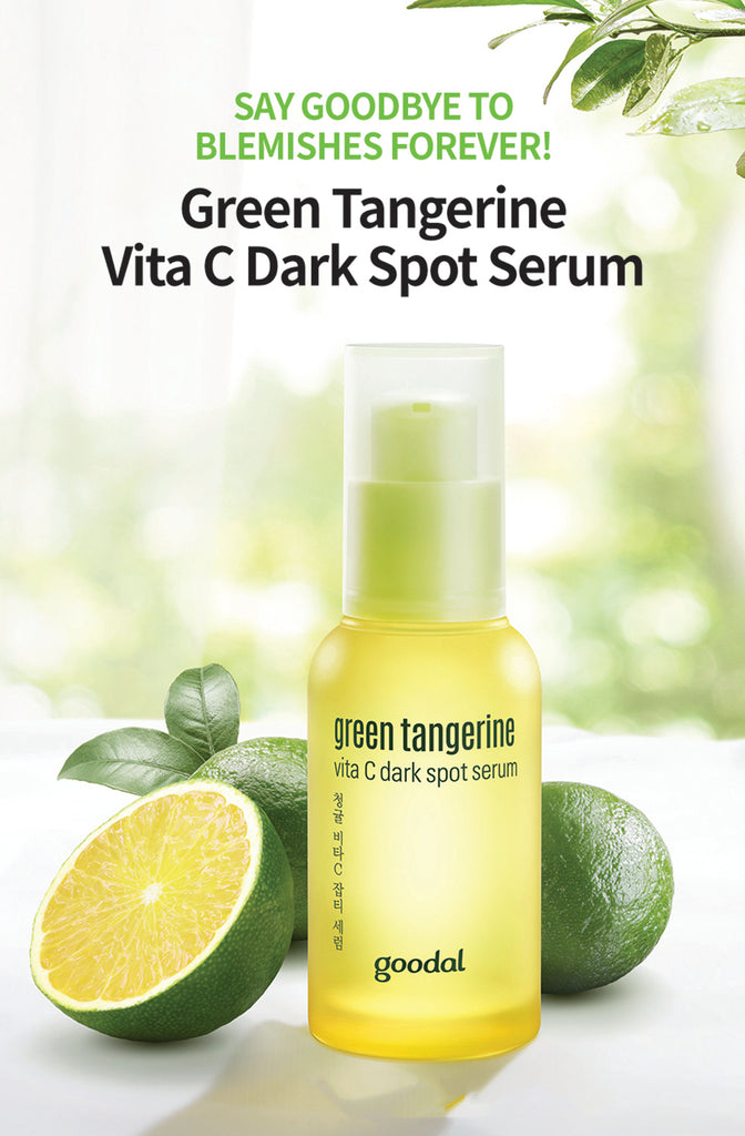 goodal green tangerine vita c dark spot serum mask reviews