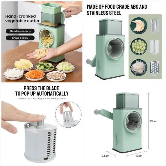 Manual Food Cutter-Processor and Cheese Grater – Health Craft