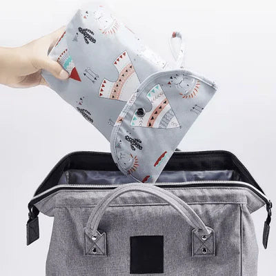 sac à langer gris