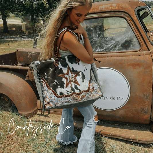 HC Repurposed LV Cowhide Duffle Bag – Shop Hannah Closet