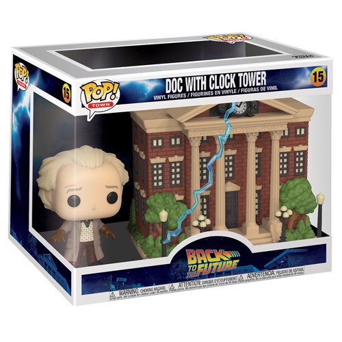Back to The Future - Doc with Clock Tower #15 Funko Pop Town!