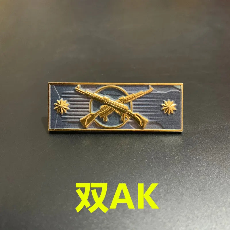 Game Badge CSGO Rank Metal Brooch The Global Elite Pin Master Guardian Gold Nova Collection Cosplay Gift - Imagen 10
