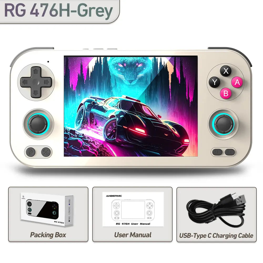 ANBERNIC RG 476H Handheld Game Console 4.7-inch LTPS In-Cell Screen 3D Hall Joystick Android 13 System Support AI Assistant FOTA - Imagen 9
