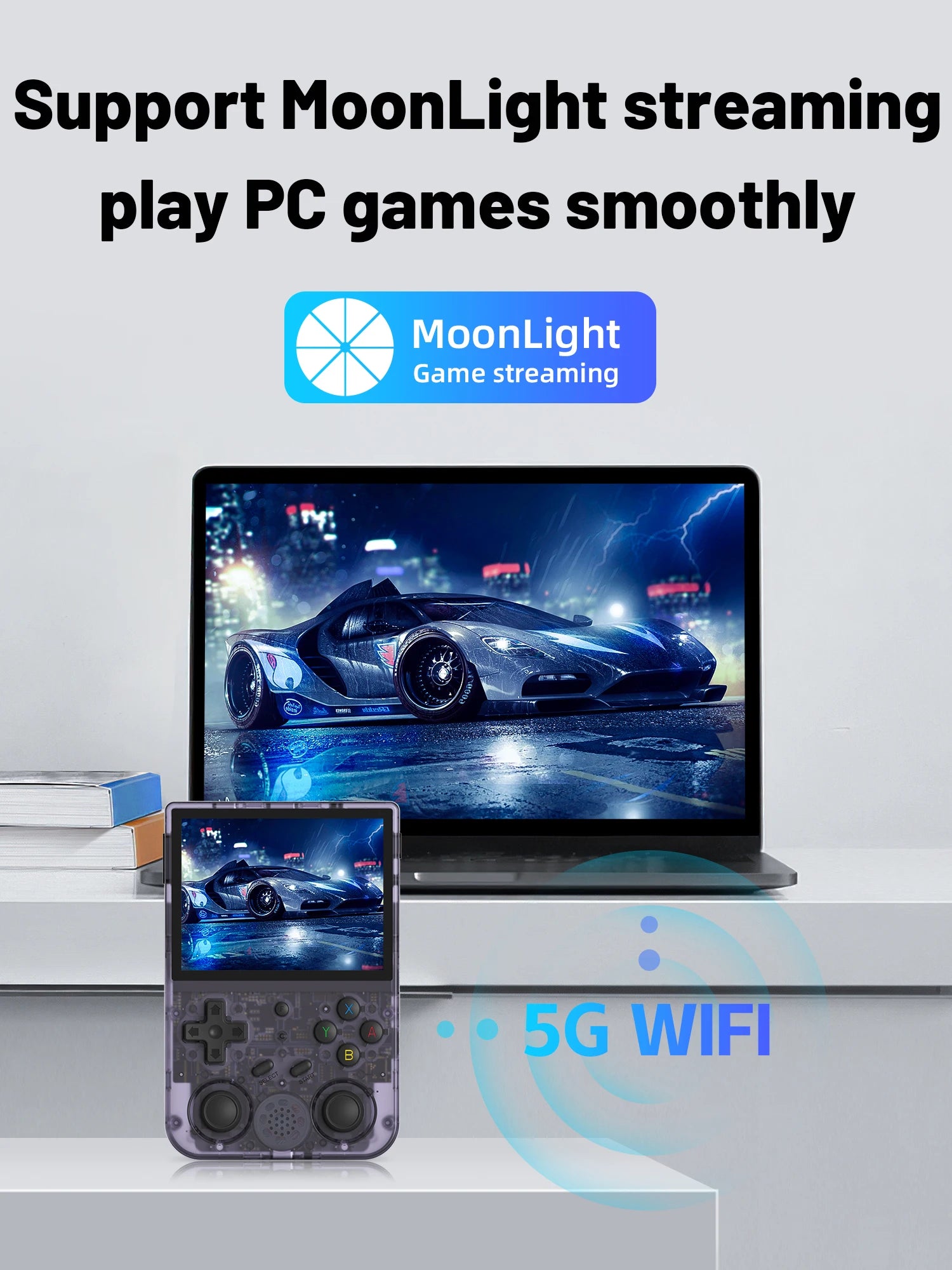 ANBERNIC RG353V RG353VS Handheld Gam Console 3.5'' IPS Screen HDMI Output Android Linux OS Built-in Retro Emulator Player Gifts - Imagen 4