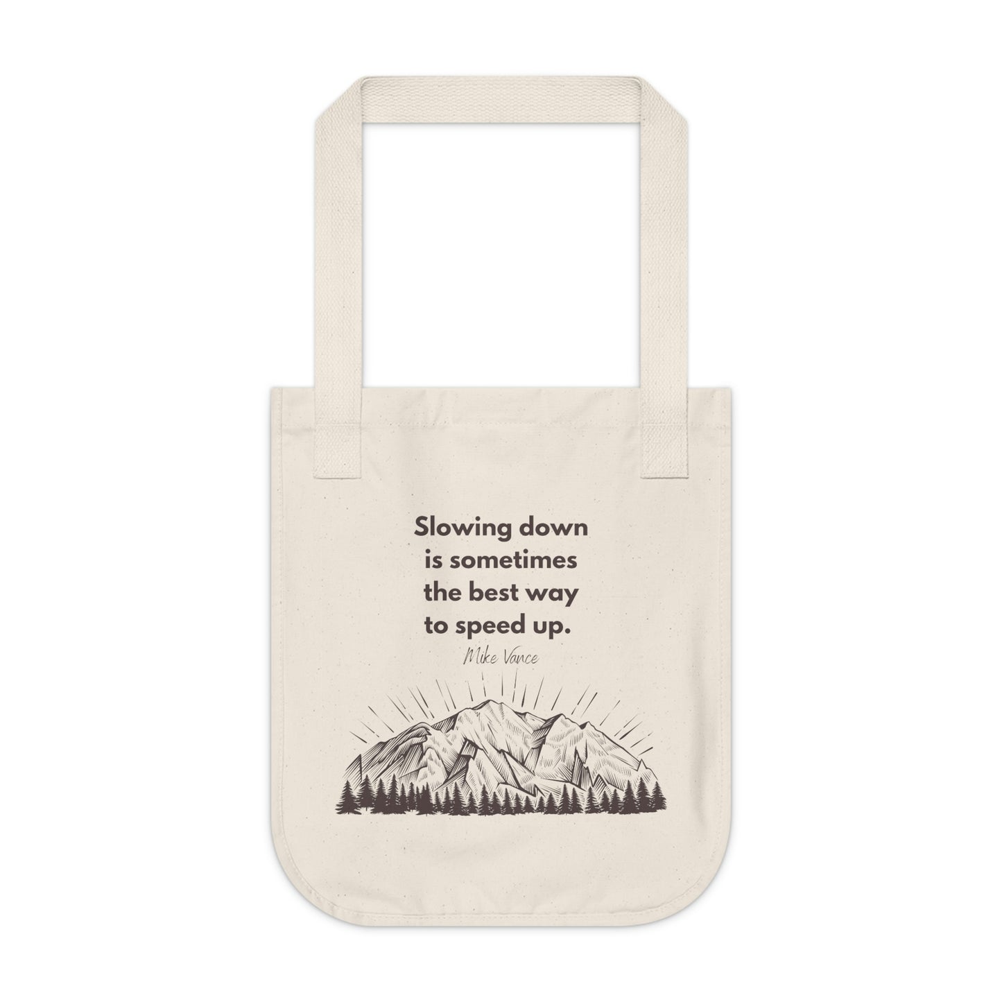 always radiate love organic canvas tote bag , inspirational printed de –  Vedikahstudios