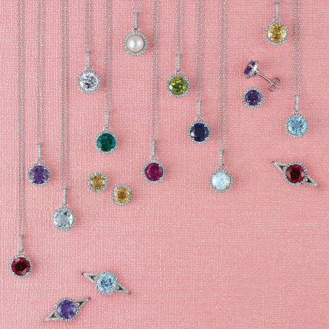 Birthstone, Gemstone Ring, Gemstone Necklace, Multi-Colored Gemstones, Notable Gems, Personalized