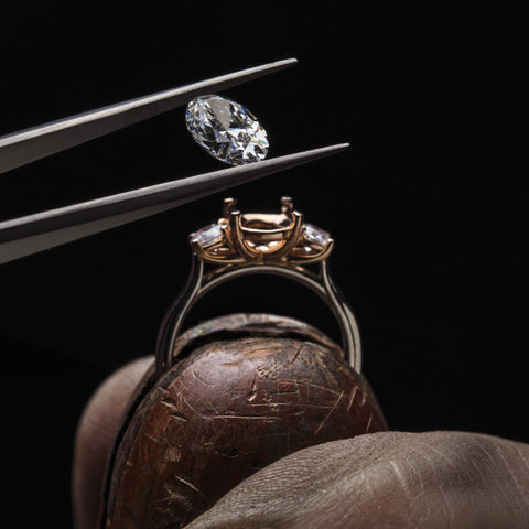 Quality Craftsmanship, Custom Jewelry, Quality Materials, Diamond Ring, Three-Stone Ring, Attention to Detail, Timeless, Diamond Ring, Engagement, Lifestyle, Lab-Grown Diamonds, Stone Setting
