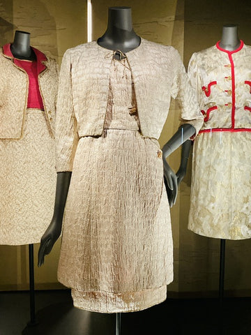 Coco Chanel, suits 1921 exhibit at the v&A Museum London