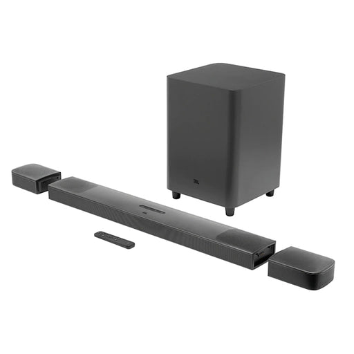 JBL - BAR 1000 11.1.4ch Dolby Atmos Soundbar with Wireless Subwoofer and  Detachable Rear Speakers - Black