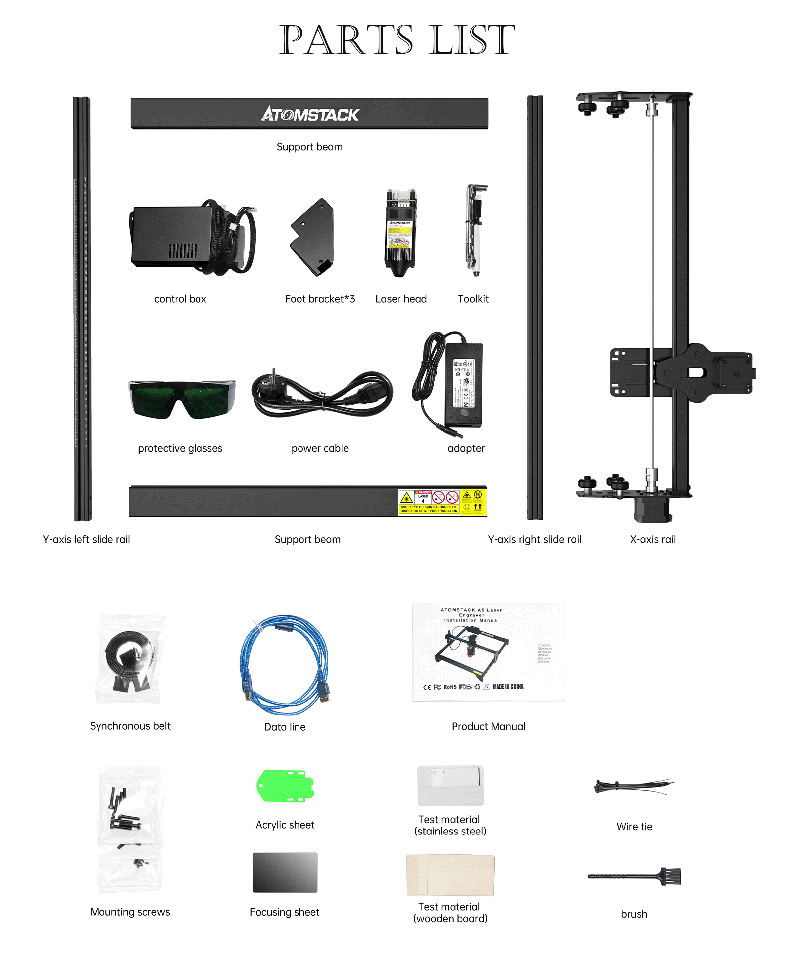 a5 20w engraving machine