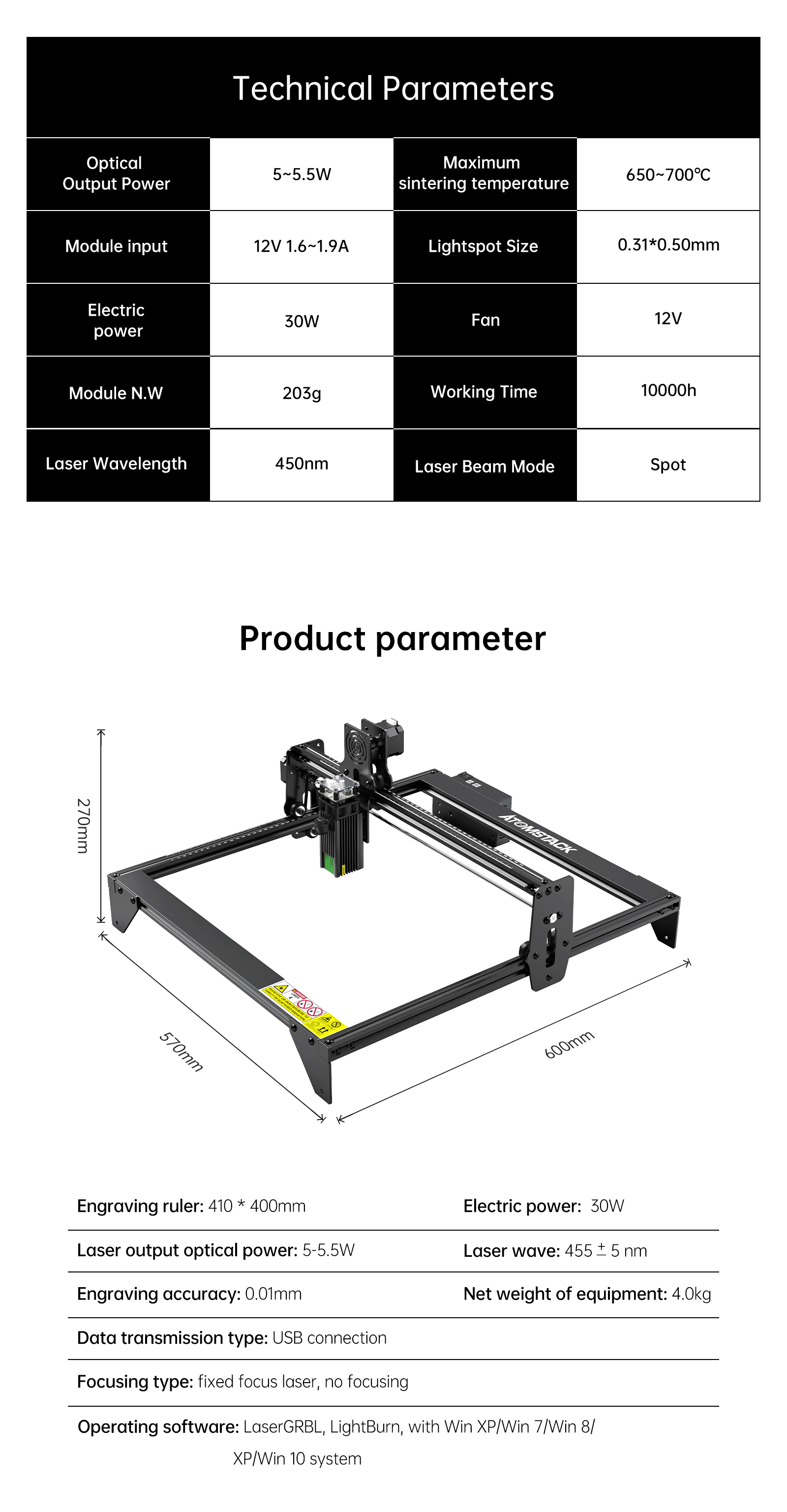 a5 m30 wood laser cutter