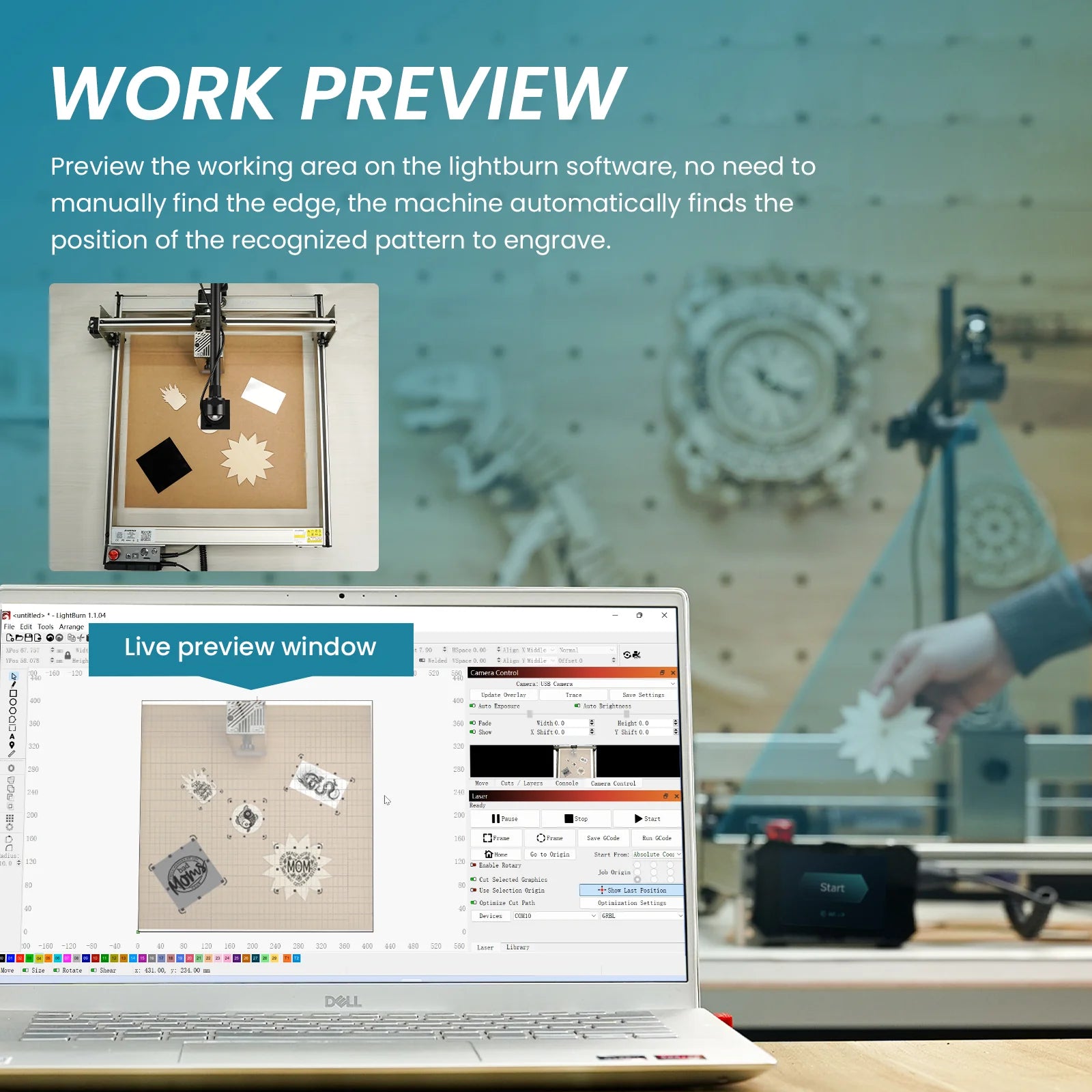 AC1 Camera For Laser Engraver