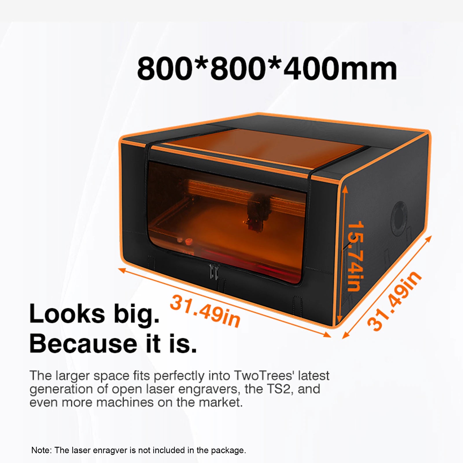 Two Trees TS2 laser engraver enclosure diy