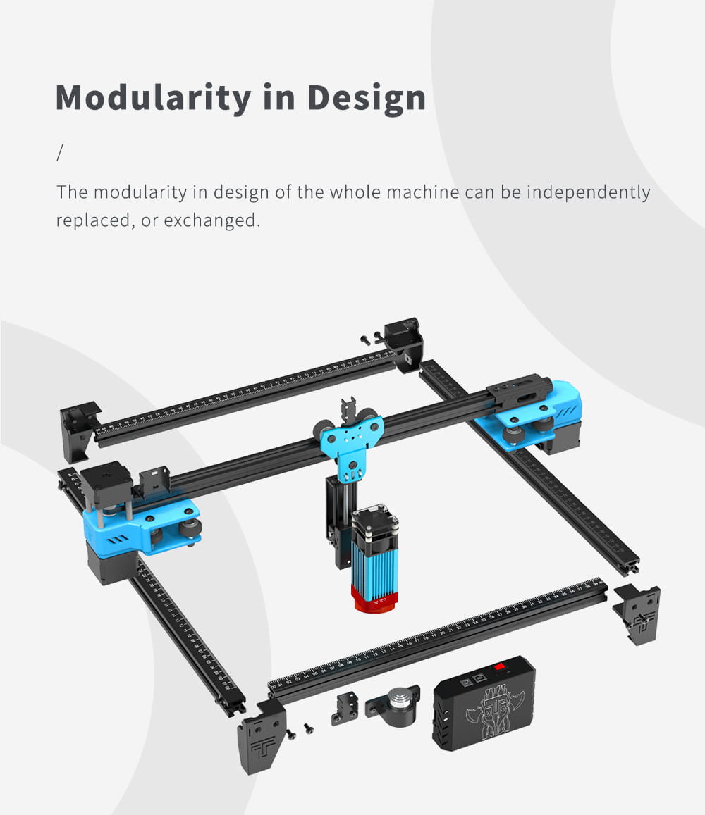 Two Trees TTS-55 Laser Cutter and Engraver Assembly, Setup, Upgrade,  Review! GREAT Entry Level Unit! 