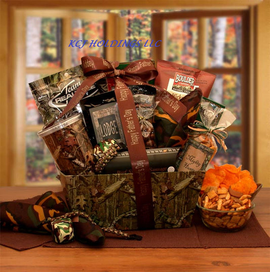 It's A Camo Thing Hunting Gift Basket, Gift Basket for Hunters