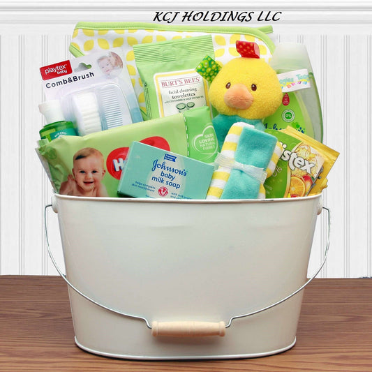 Baby Basics Gift Pail Gift Basket Baby Shower Gift Gift for New