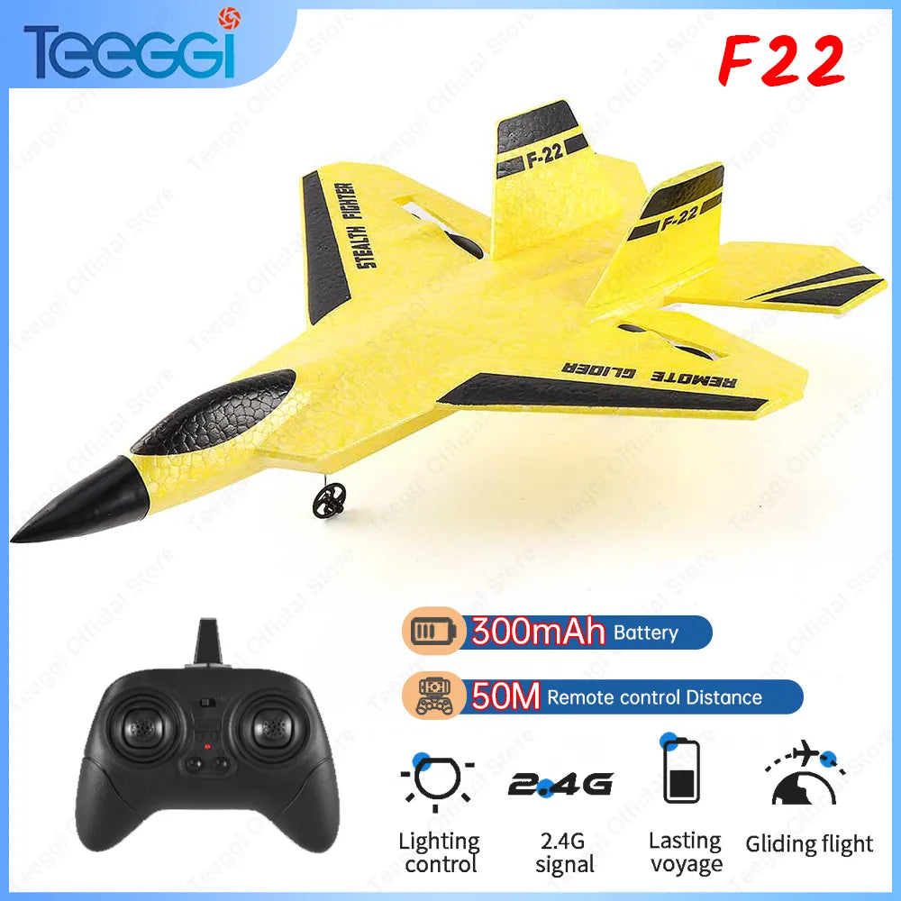 RC Plane F22 Foam aircraft 2.4G Radio Control Glider, Fighter, Airplane3