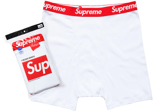 Supreme Hanes Bandana Boxer Briefs (2 Pack) Red – LIMITLESS