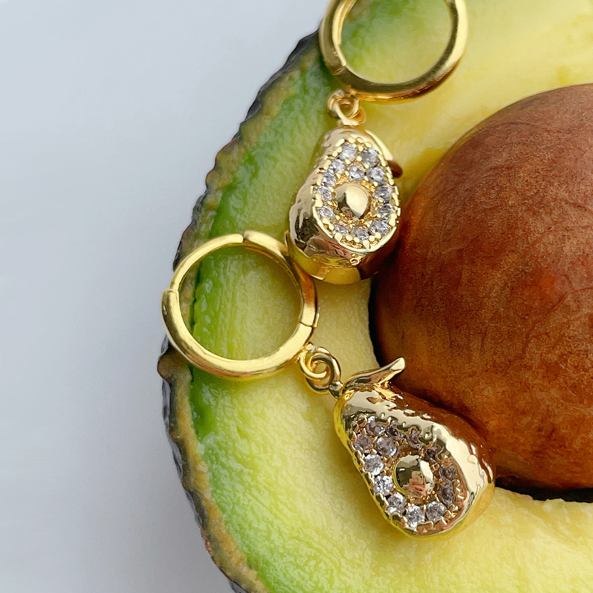 HotShellow's Fruit-Inspired Jewelry-avocado