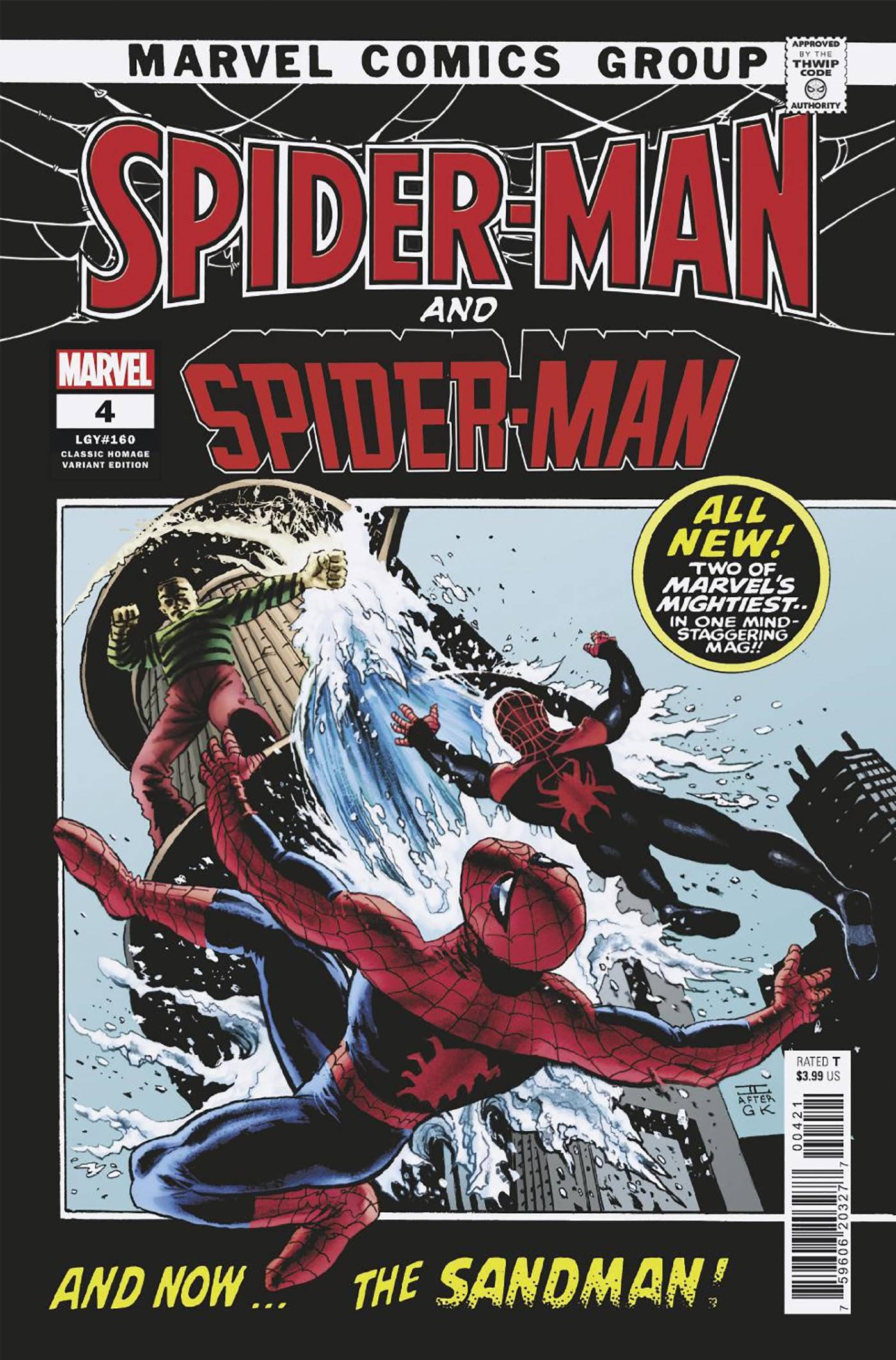 SPIDER-MAN #4 CASSADAY CLASSIC HOMAGE VAR – BAD LLAMA COMICS