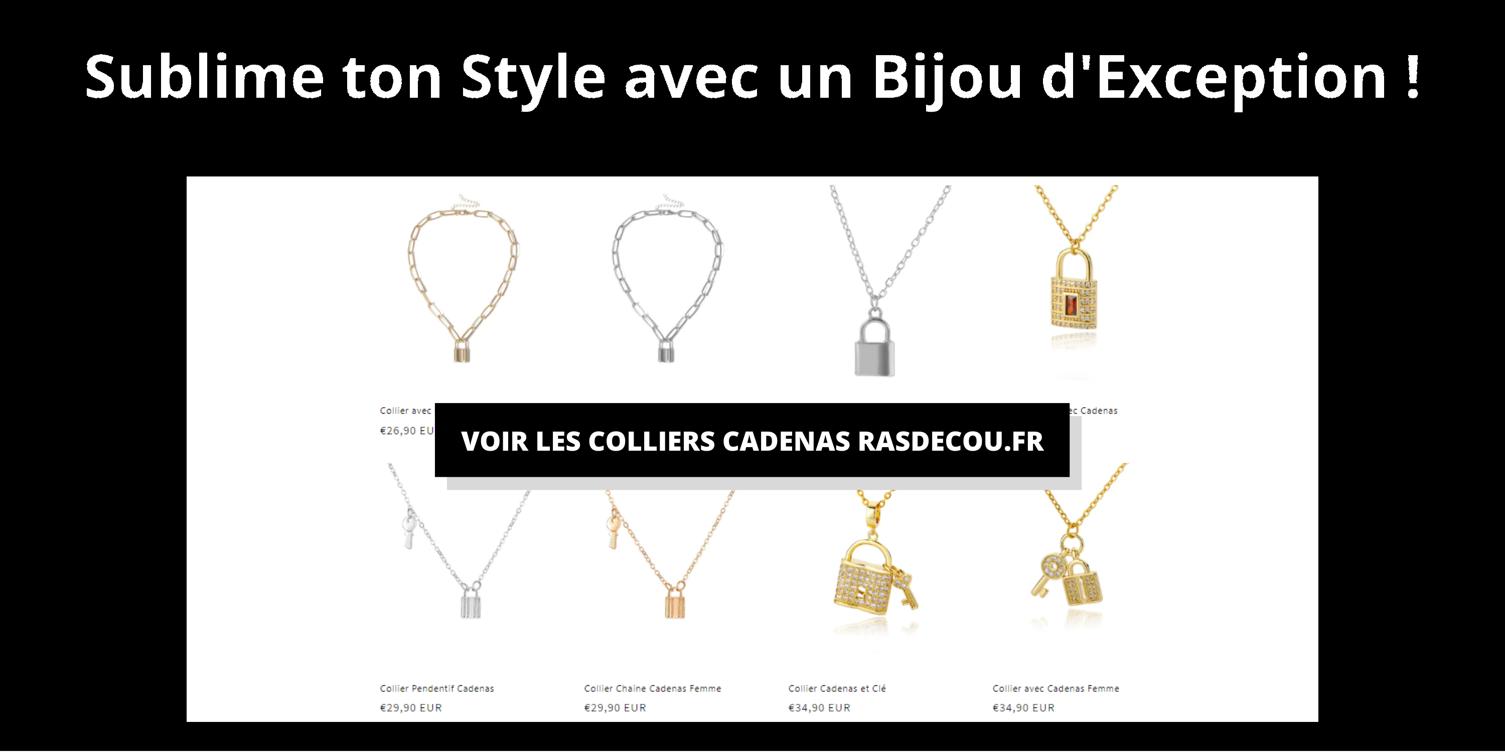 collier cadenas collection