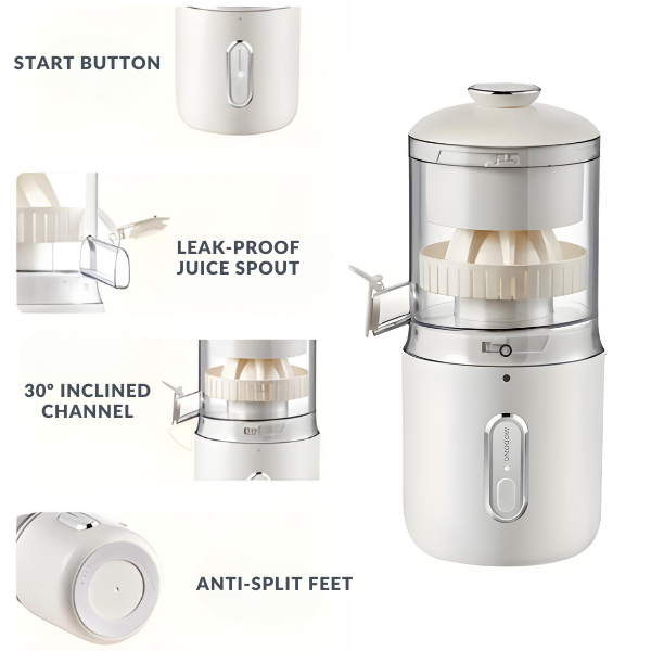 Juicer Machine Pro: Wireless, multifunctional juicer for easy, quick preparation of fresh juices and smoothies anywhere.