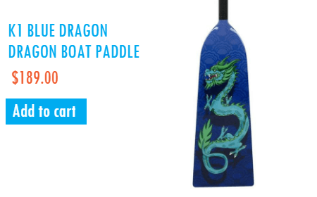 K1 Dragon Boat Paddle Blue