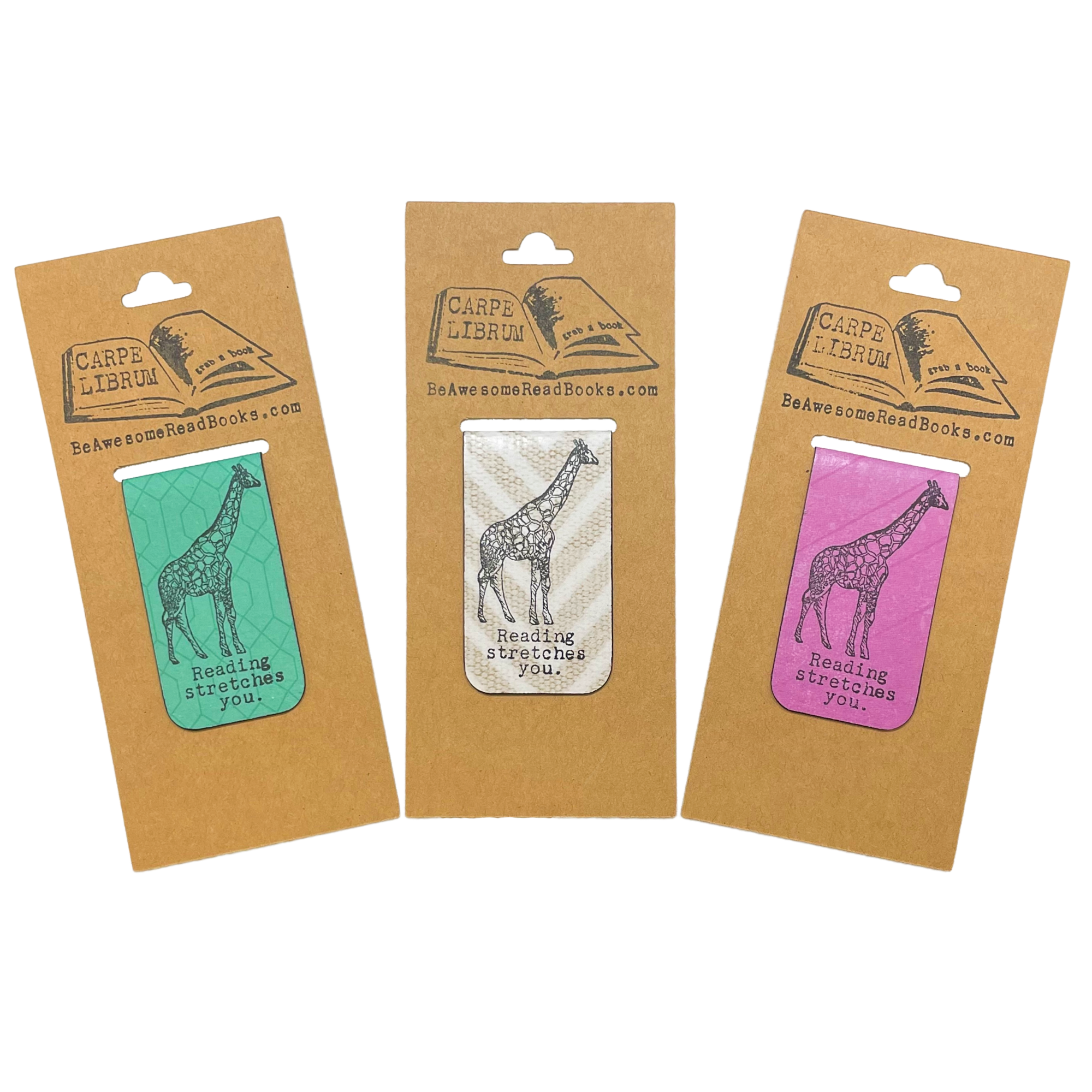 Reading Stretches You Single Magnetic Bookmark