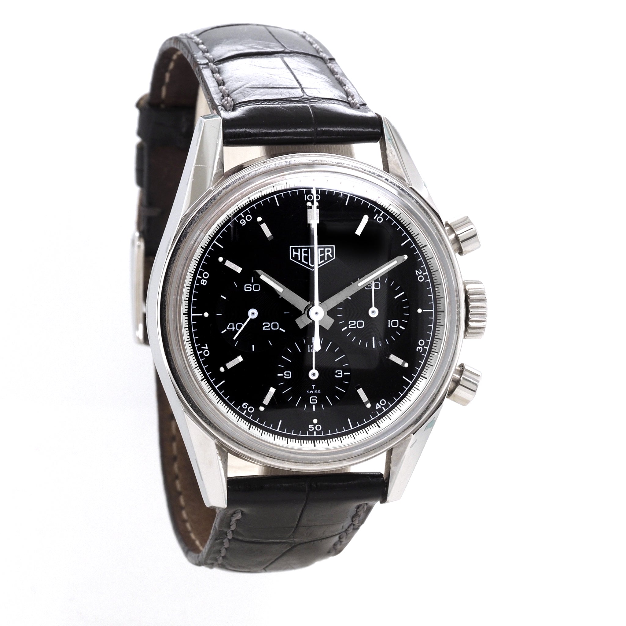 Tag Heuer Carrera Re-Edition Manual Wind Steel Watch – Ogden Of Harrogate