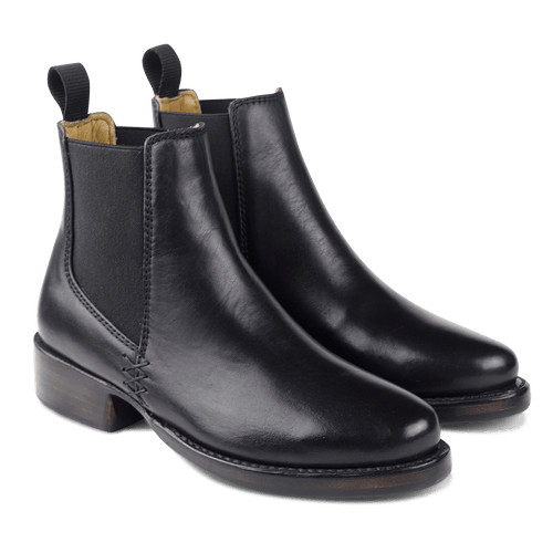 Women's Low Heel Leather Chelsea Boot | Ortega – Sutro Footwear