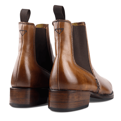 Women's Low Heel Leather Chelsea Boot | Ortega – Sutro Footwear