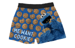 Sesame Street Underwear, Womens Cookie Monster Seamless Hot Shorts Blue