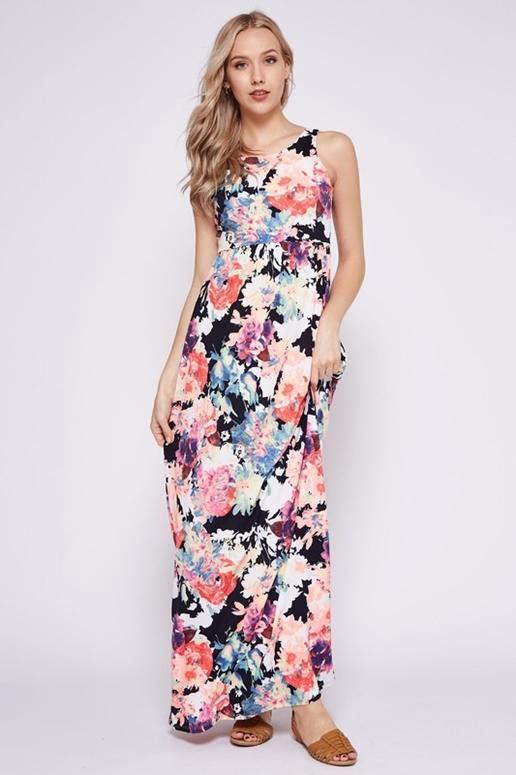 maxi dress multicolor