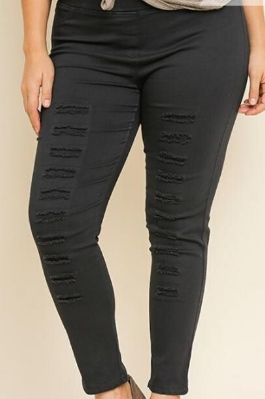 umgee distressed jeggings