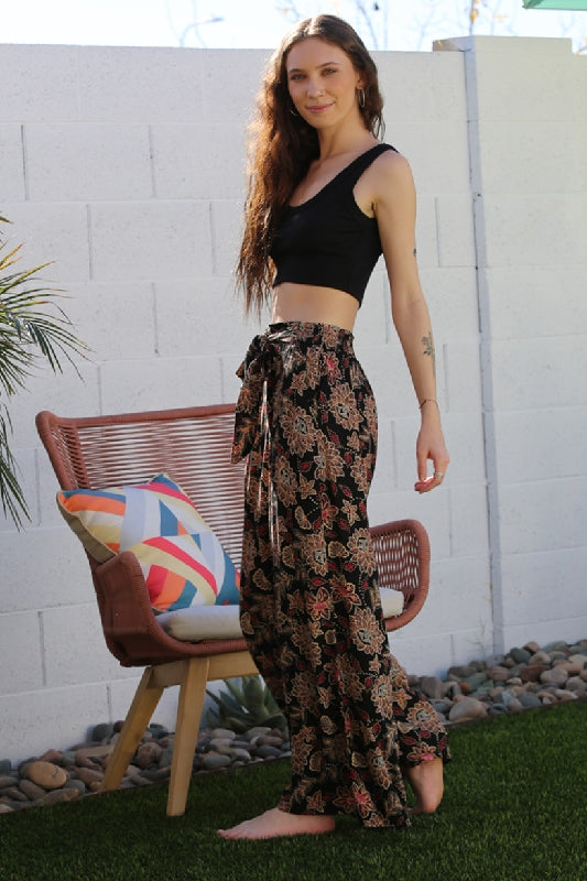 Angie Printed Beach Pant