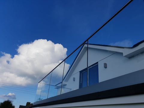 Frameless glass balustrade Cornwall 