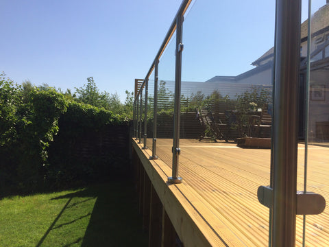 Glass balustrade - Little Aston Project